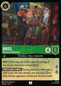 Basil - Disguised Detective (V.1) - Azurite Sea (Uncommon) [91]