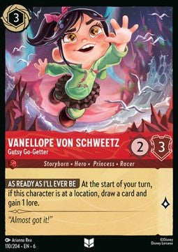 Vanellope Von Schweetz - Gutsy Go-Getter - Azurite Sea (Uncommon) [110]