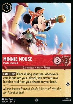 Minnie Mouse - Pirate Lookout - Azurite Sea (Super Rare) [120]