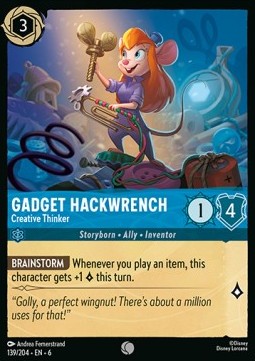 Gadget Hackwrench - Creative Thinker - Azurite Sea (Common) [139]