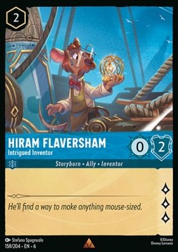 Hiram Flaversham - Intrigued Inventor - Azurite Sea (Rare) [159]