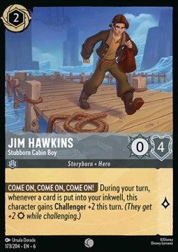 Jim Hawkins - Stubborn Cabin Boy - Azurite Sea (Common) [173]