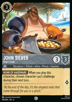 John Silver - Ship's Cook - Azurite Sea (Common) [181]