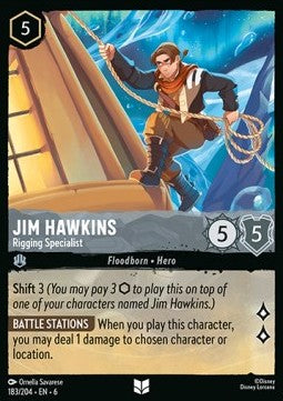 Jim Hawkins - Rigging Specialist - Azurite Sea (Uncommon) [183]