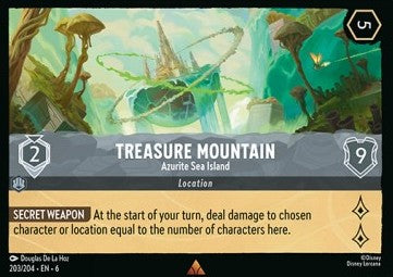 Treasure Mountain - Azurite Sea Island (V.1) - Azurite Sea (Rare) [203]