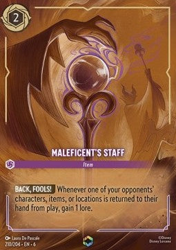 Maleficent's Staff (V.2) - Azurite Sea (Enchanted) [6AZS-210]