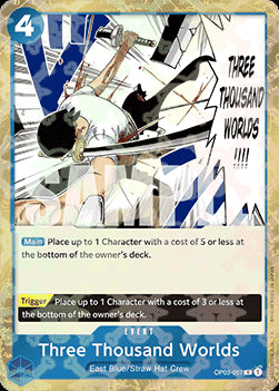 Three Thousand Worlds (OP03-057) (V.2) - The Best (Rare) [OP03-057]