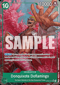 Donquixote Doflamingo (OP04-031) (V.2) - The Best (Alternate Art) [OP04-031]