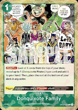 Donquixote Family (OP04-036) (V.2) - The Best (Common) [OP04-036]