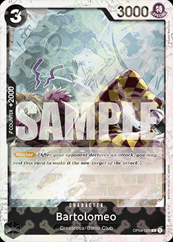 Bartolomeo (OP04-089) (V.2) - The Best (Rare) [OP04-089]