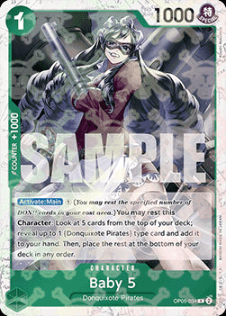 Baby 5 (OP05-034) (V.2) - The Best (Rare) [OP05-034]