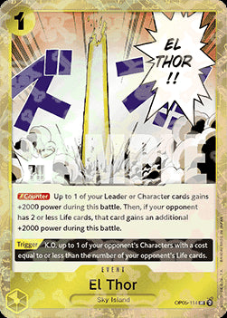 El Thor (OP05-114) (V.2) - The Best (Uncommon) [OP05-114]