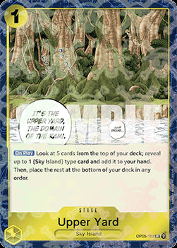 Upper Yard (OP05-117) (V.2) - The Best (Uncommon) [OP05-117]