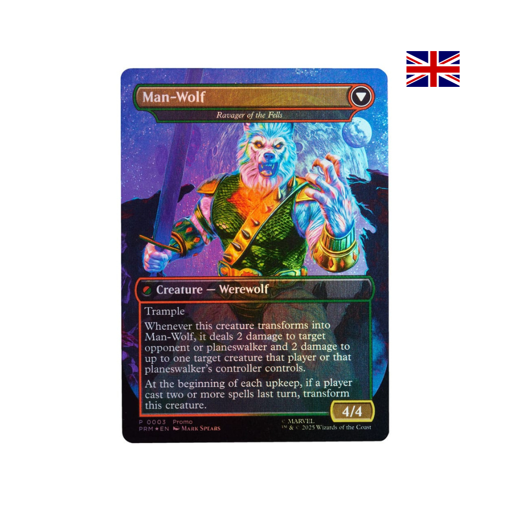 Actionfigur - Man-Wolf (plus exklusive Foil-Karte)