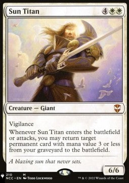 Sun Titan - Secret Lair Commander Deck: 20 Ways to Win (Mythic)