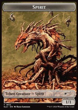 Spirit Token (C 1/1) // Shapeshifter Token (U 2/2) - Secret Lair Commander Deck: 20 Ways to Win (Token) [SLD20WTW-T 1852/8]