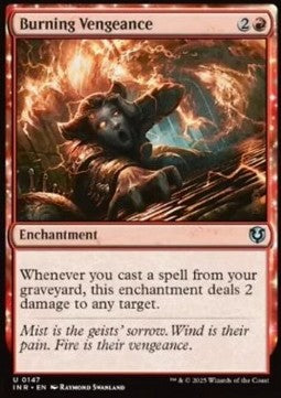 Burning Vengeance - Innistrad Remastered (Uncommon) [INR-147]