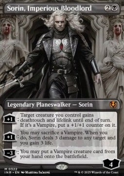 Sorin, Imperious Bloodlord (V.1) - Innistrad Remastered: Extras (Mythic) [XINR-322]