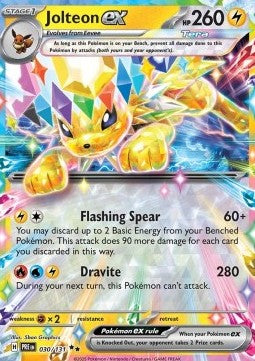 Jolteon ex - Prismatic Evolutions (Double Rare) [PRE-030]