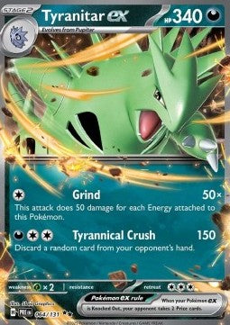 Tyranitar ex - Prismatic Evolutions (Double Rare) [PRE-064]