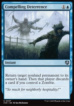 Compelling Deterrence - Innistrad Remastered (Uncommon) [INR-57]