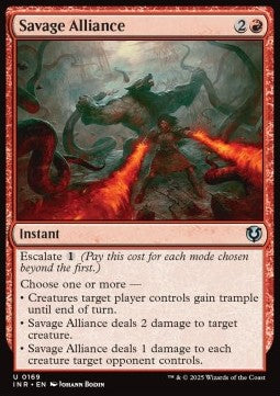 Savage Alliance - Innistrad Remastered (Uncommon) [INR-169]