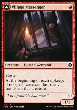 Village Messenger / Moonrise Intruder - Innistrad Remastered (Common) [INR-179]