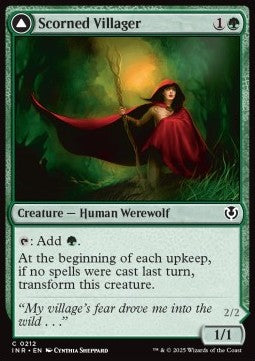 Scorned Villager / Moonscarred Werewolf - Innistrad Remastered (Common) [INR-212]