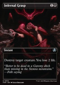 Infernal Grasp (V.1) - Innistrad Remastered: Extras (Uncommon) [XINR-310]