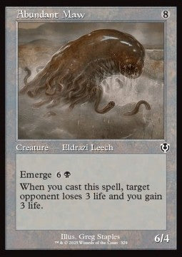 Abundant Maw - Innistrad Remastered: Extras (Common) [XINR-329]