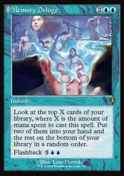 Memory Deluge - Innistrad Remastered: Extras (Rare) [XINR-361]