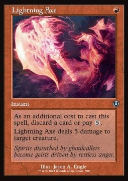 Lightning Axe - Innistrad Remastered: Extras (Uncommon) [XINR-398]