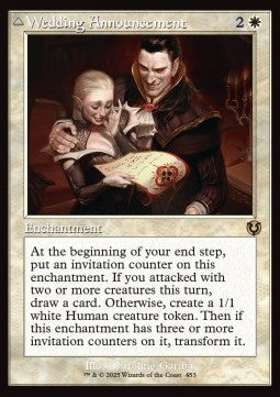 Wedding Announcement // Wedding Festivity - Innistrad Remastered: Extras (Rare) [XINR-453]