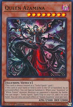 Queen Azamina (V.1 - Ultra Rare) - Supreme Darkness (Ultra Rare) [SUDA-009]