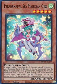 Performapal Sky Magician Girl - Supreme Darkness (Super Rare) [SUDA-099]