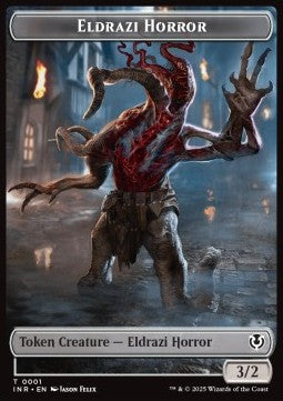 Eldrazi Horror Token (C 3/2) // Human Soldier Token (W 1/1)