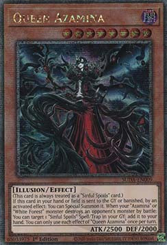 Queen Azamina (V.2 - Quarter Century Secret Rare) - Supreme Darkness (Quarter Century Secret Rare) [SUDA-009]