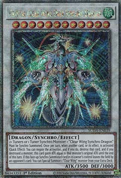 Crystal Clear Wing Over Synchro Dragon (V.2 - Quarter Century Secret Rare) - Supreme Darkness (Quarter Century Secret Rare) [SUDA-039]
