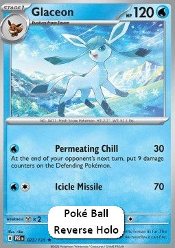 Glaceon - Prismatic Evolutions: Additionals (Rare) [xPRE-025]