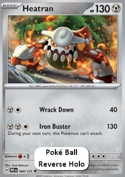 Heatran - Prismatic Evolutions: Additionals (Uncommon) [xPRE-068]