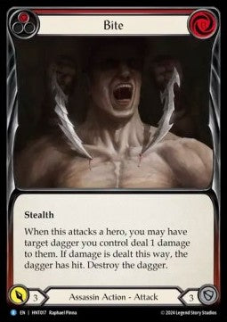 Bite (Red) (Regular) - The Hunted (Rare) [HNT-017]