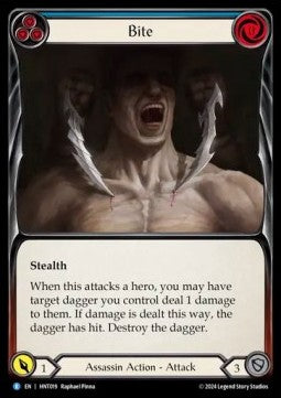 Bite (Blue) (Regular) - The Hunted (Rare) [HNT-019]