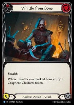 Whittle from Bone (Red) (Regular) - The Hunted (Rare) [HNT-020]