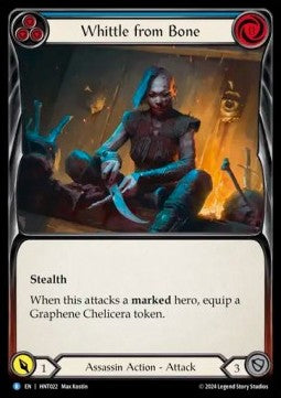 Whittle from Bone (Blue) (Regular) - The Hunted (Rare) [HNT-022]