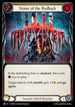 Stains of the Redback (Yellow) (Regular) - The Hunted (Rare) [HNT-024]