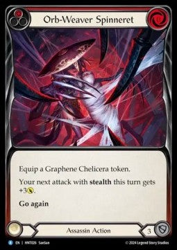 Orb-Weaver Spinneret (Red) (Regular) - The Hunted (Rare) [HNT-026]