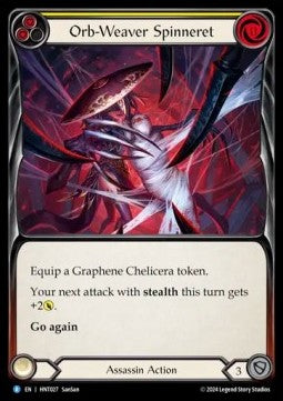 Orb-Weaver Spinneret (Yellow) (Regular) - The Hunted (Rare) [HNT-027]