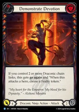 Demonstrate Devotion (Regular) - The Hunted (Rare) [HNT-059]