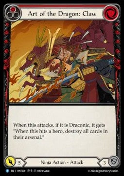 Art of the Dragon: Claw (Regular) - The Hunted (Rare) [HNT-074]