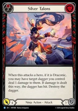 Silver Talons (Red) (Regular) - The Hunted (Rare) [HNT-080]